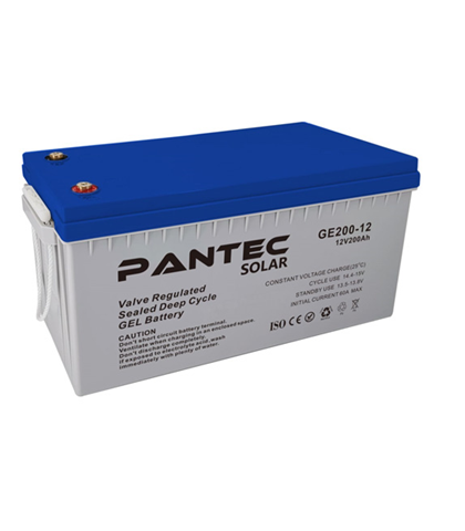 Pantec Solar 12V 200Ah Derin Dongu Jel Aku